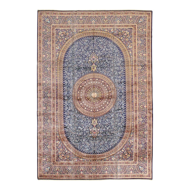 Pasargad DC Exquisite Design Paris Palace Fine Power Loom v. Silk Rug For Sale