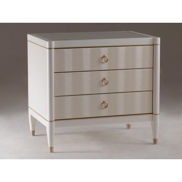 Modern 3-Drawer Bedside Tables, 1990s, Set of 2 For Sale - Image 3 of 3