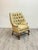 Campaign Wingback Leather Chair With Ottoman For Sale - Image 3 of 12