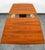 Brown Mid Century Danish Modern Dining Table Teak Rectangular Extension 2 Leaf Denmark For Sale - Image 8 of 12