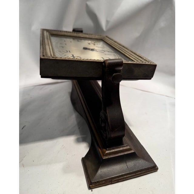 Gray Antique Waltham Art Deco Desk or Mantel Clock For Sale - Image 8 of 9