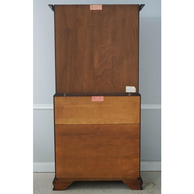 Henkel Harris Mahogany John Hancock Secretary Desk For Sale - Image 15 of 18