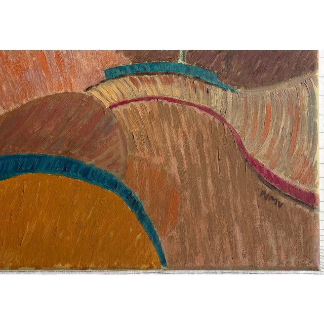 "Hillside Meadow” Oil on Linen by Nancy M. Vignola For Sale - Image 4 of 7