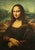 Leonardo Copy Oil on canvas 27.5" x 19.75" frame: 36.5" x 28.75" Mona Lisa. Illegible signature on verso