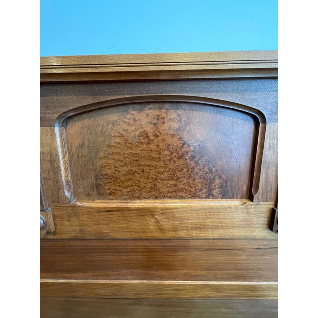 Victorian Antique Victorian/Eastlake Walnut Full Size Bed For Sale - Image 3 of 15