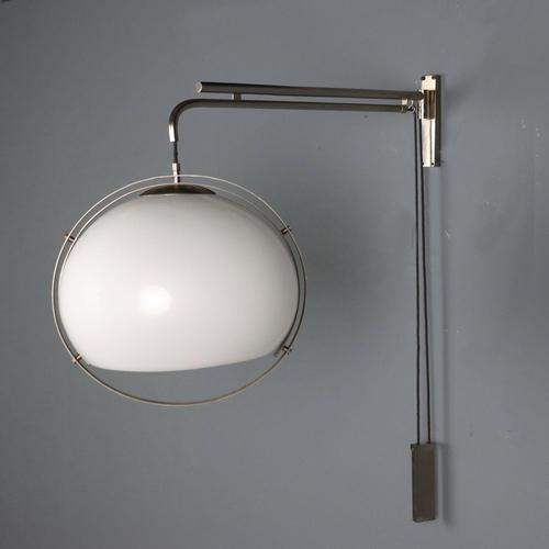 Metal Vintage Space Age Wall Lamp, 1970s For Sale - Image 7 of 10