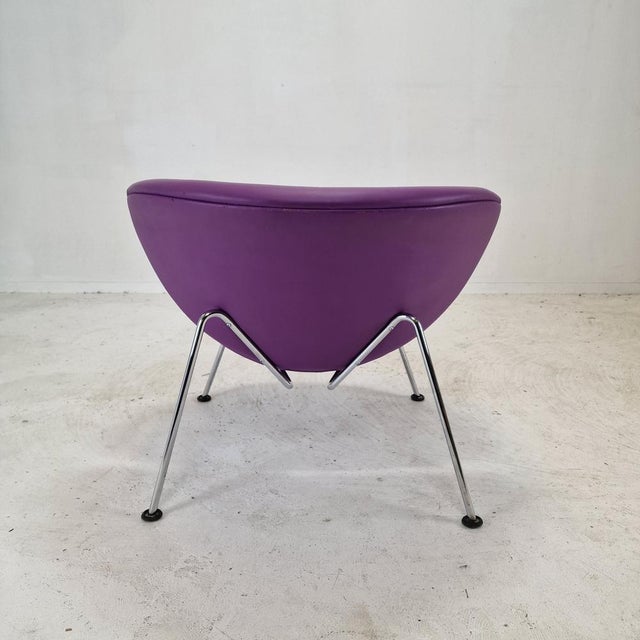 Purple Orange Slice Chair by Pierre Paulin for Artifort, 1980s For Sale - Image 8 of 15