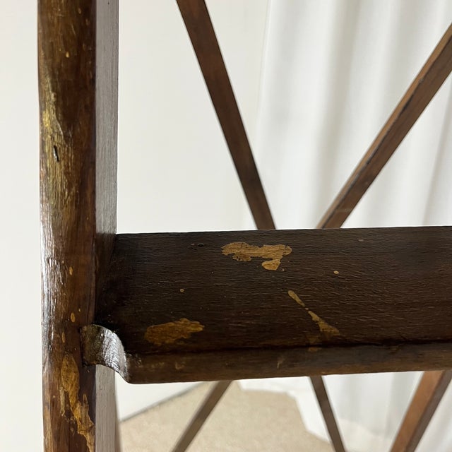 Large Wooden Painters Stepladder, 1940s For Sale - Image 6 of 13