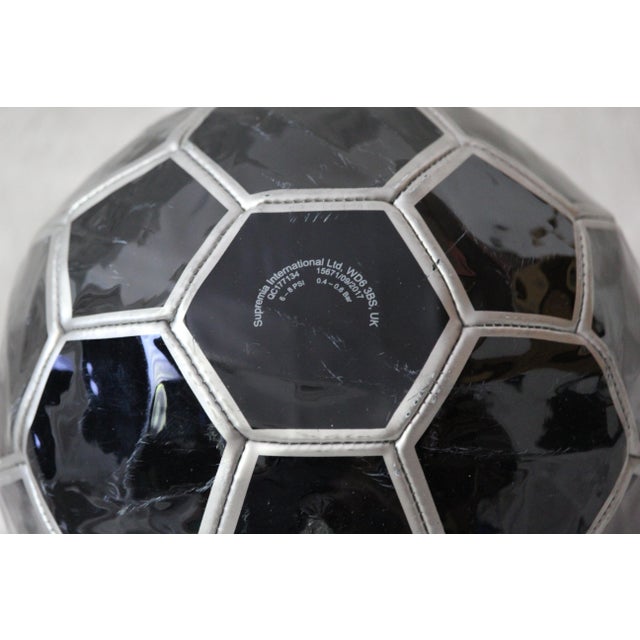 Contemporary Soccer Football in Faux Leather For Sale - Image 3 of 13