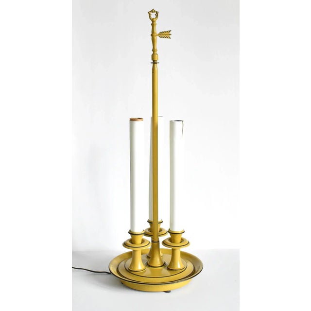 Mid 20th Century Tole Bouillotte Lamp For Sale - Image 5 of 12