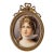 19th Century German Painted Porcelain Portrait of Queen Louise of Prussia For Sale