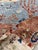 Blue Gabbeh Sunset Landscape Rug, Hand-Knotted Wool, 2x3, Blue & Rust For Sale - Image 8 of 12