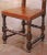 19th Century Spanish Oak Dining Chairs With Leather, Set of 8 For Sale - Image 9 of 14