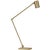 Modern Kelly Wearstler by Visual Comfort Signature Precision Articulating Table Lamp in Antique-Burnished Brass with White Glass For Sale - Image 3 of 3