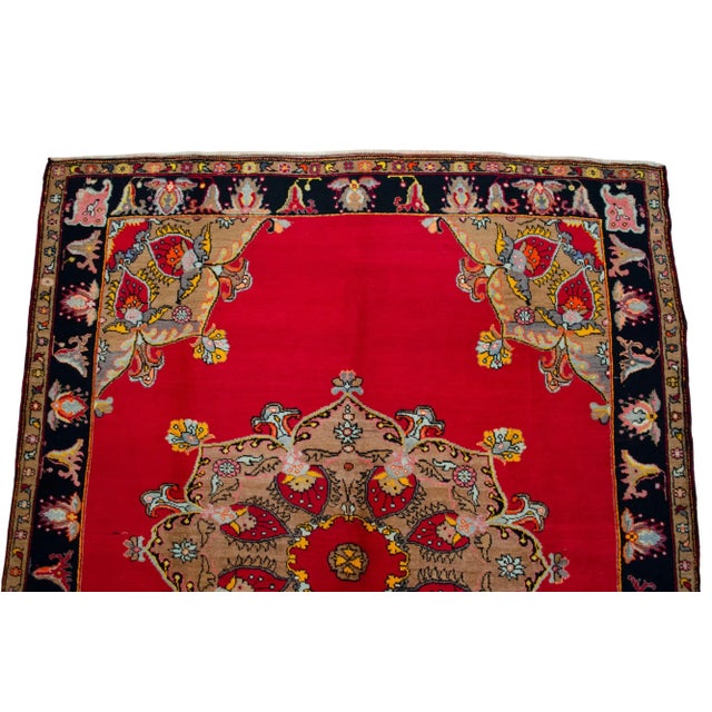 Rare Unused Vintage Authentic Turkish Rug | Handwoven Wool | Rustic Farmhouse Decor For Sale - Image 10 of 18