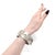 Modern Finnish Modernist Matti Hyvärinen for Sirokoro Sterling Silver Link Bracelet For Sale - Image 3 of 18