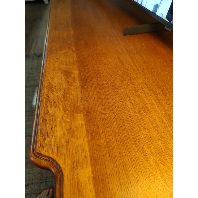 Wood French Oak Triple Sideboard For Sale - Image 7 of 13