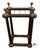 Vintage Edwardian Style Distressed Wood & Brass Umbrella Stand For Sale In Greensboro - Image 6 of 9