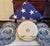 1970s 1970s Liberty Blue “Independence Hall” Ironstone Plates | English Transferware Americana Wall Collection - Set of 7 For Sale - Image 5 of 14
