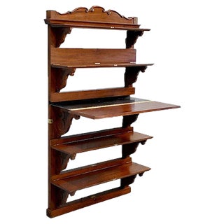 Late-19th Century Mahogany Wall Shelf or Secretaire Stand For Sale