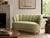 Asko, Finnish Mid-Century Modern, Sofa or Settee, Green Fabric, Lacquered Wood, Finland, 1950s An 'Elisabeth' sofa...