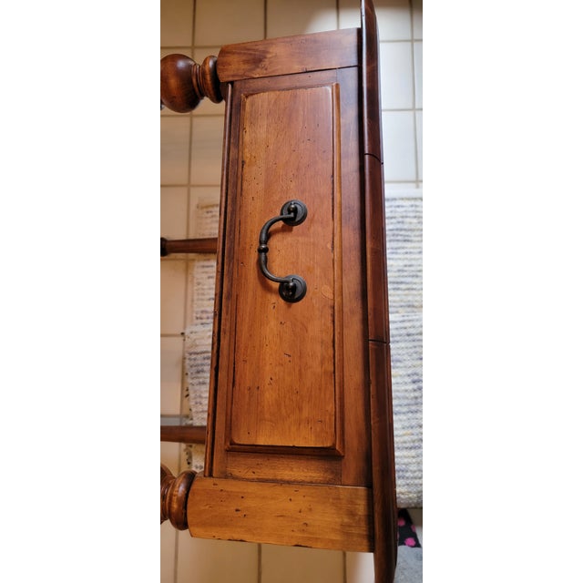 Wood 1990's Ethan Allen Country Crossings End Table For Sale - Image 7 of 12
