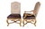Eight vintage dining chairs from the Hills of Tuscany collection by Thomasville Furniture. The chairs are finished in...