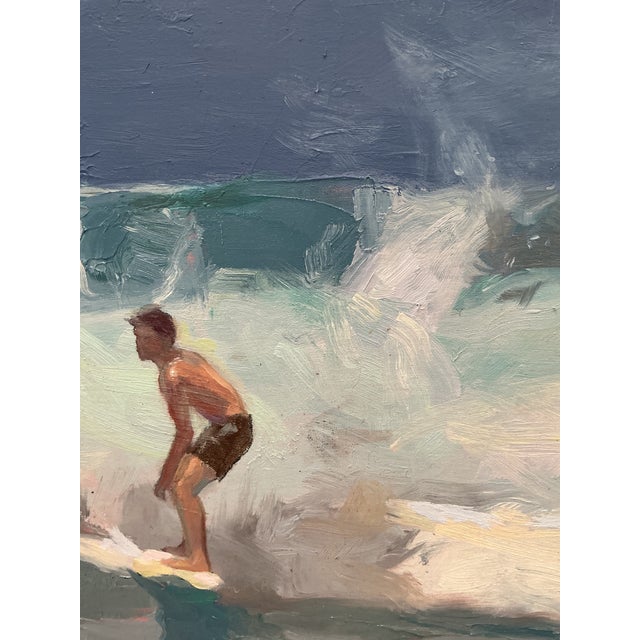 2020s Contemporary Beach Painting of Surfer “Surf Arrangement No.60” by Doug Stotts For Sale - Image 5 of 8