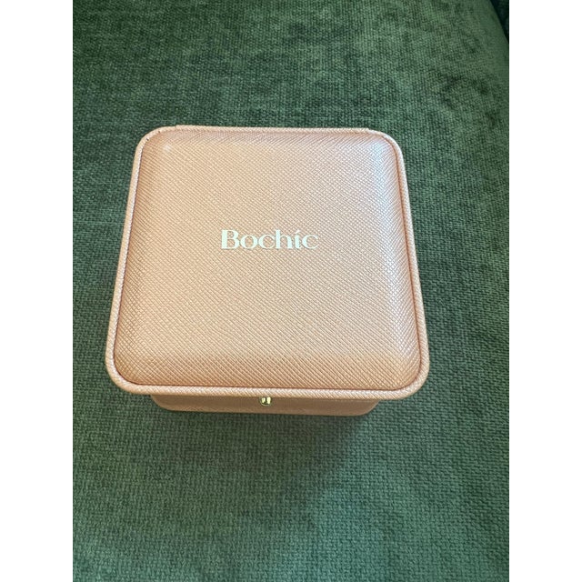 Bochic "Capri" Vintage Pink Quartz, Peridot & Agate Bracelet 18K Gold & Silver For Sale In New York - Image 6 of 18