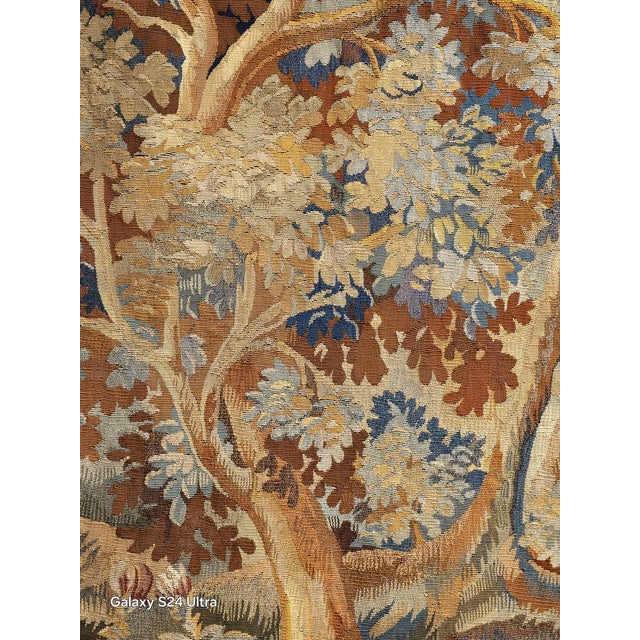 Textile French Verdure Tapestry Circa 1900 For Sale - Image 7 of 9
