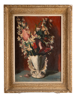 Georges Darel, Flowers No.2, 1941, Oil on Panel
