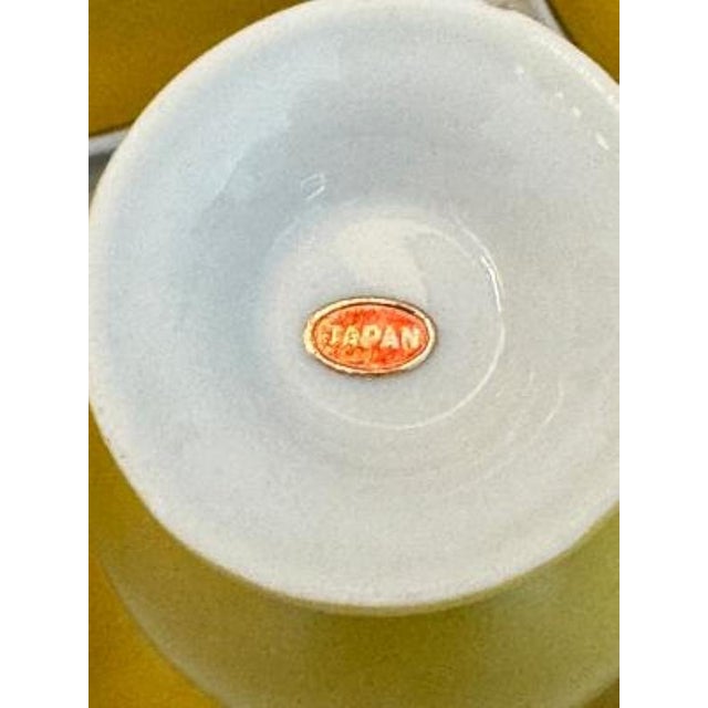1960s LaGardo Tackett for Schmid Kelco Porcelain Espresso Cups & Saucers - 12 pcs For Sale - Image 12 of 12
