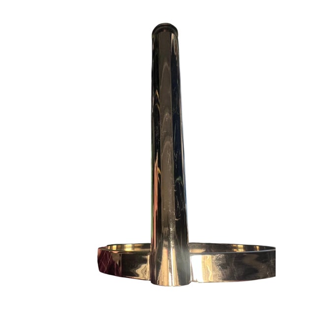 Mid 20th Century Attributed Leon Rosen Pace Brass Side Table For Sale - Image 12 of 13