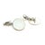 Traditional 1990s Pair of Tiffany & Co Cufflinks Sterling Silver Estate For Sale - Image 3 of 6