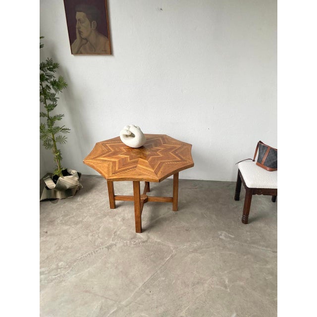 Antique Inlaid Side Table, 1890s For Sale - Image 6 of 18