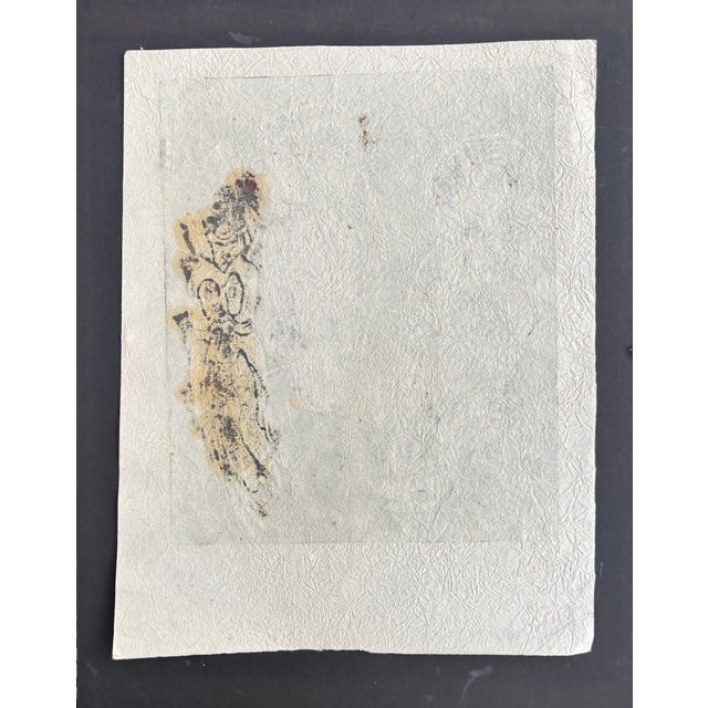 Vintage MCM Woodcut/Engraving Titled ‘Three Owls’ Signed by Fannie Mennen (1903-1995) For Sale - Image 9 of 9