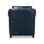 Pair of Classic Blue Leather Chairs For Sale - Image 12 of 13