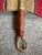 A medium/large, hand woven fan with leather handle great for his proper use or for dressing up your home. Acquired at an...