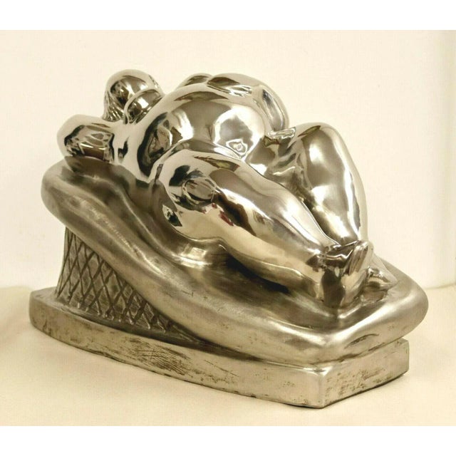 Late 20th Century 1990s "Little Goddess" Stainless Steel Table Sculpture by Jerry Soble For Sale - Image 5 of 11