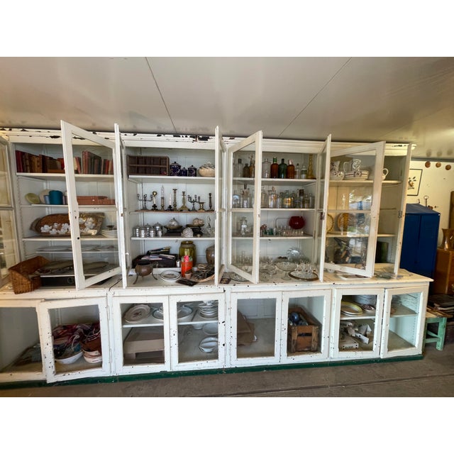 Antique Hardware Bookcase or Display Cabinet, France, 1950s For Sale - Image 17 of 18