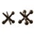 Pair of Oversized Cast Iron Decorative Jacks For Sale