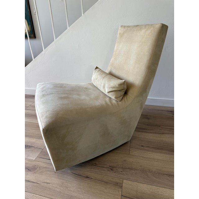 Ligne Roset "Neo" Rocker Lounge Chair and Ottoman For Sale In San Diego - Image 6 of 11
