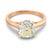Contemporary Vintage Gia 2.21 Carat Old Mine Cut Diamond 18k Gold Solitaire Engagement Ring, Size 5.75 For Sale - Image 3 of 7