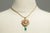 Contemporary 1990s 22K Gold Navratna Reversible Pendant Necklace For Sale - Image 3 of 7