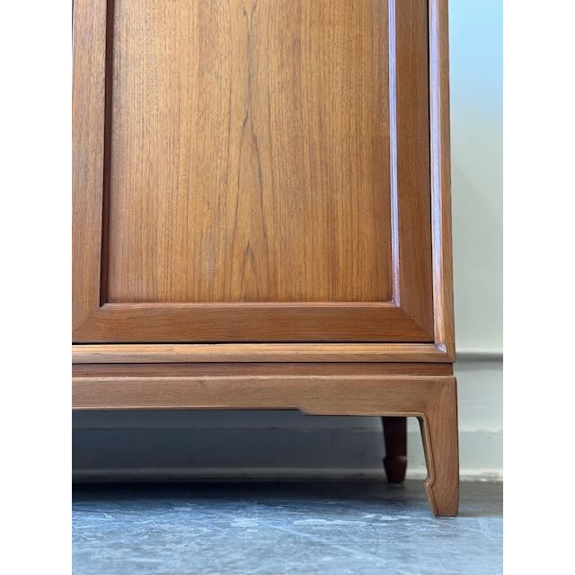 Vintage Teak Credenza by Shanghai Furniture Factory For Sale - Image 9 of 17
