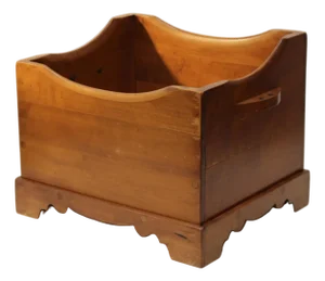Antique Primitive Solid Oak File Box