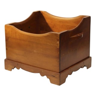 Antique Solid Oak File Box For Sale