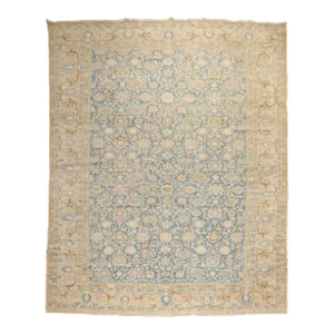 Early 20th Century Antique Blue Malayer Rug 10' X 13'10''