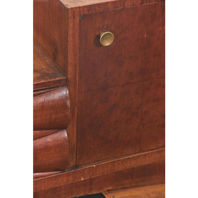 Wood Small Italian Art Deco Style Sideboard, 1940s For Sale - Image 7 of 12