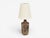 Mid-Century Modern Bodil Marie Nielsen, Table Lamp, Brown Stoneware, Denmark, 1960s For Sale - Image 3 of 8